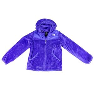 The North Face Girls Hoodie Purple Large 14/16  Zip Up